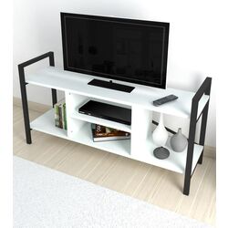 Tumba pentru TV Bofigo 61x120 (White/Black) Thumb