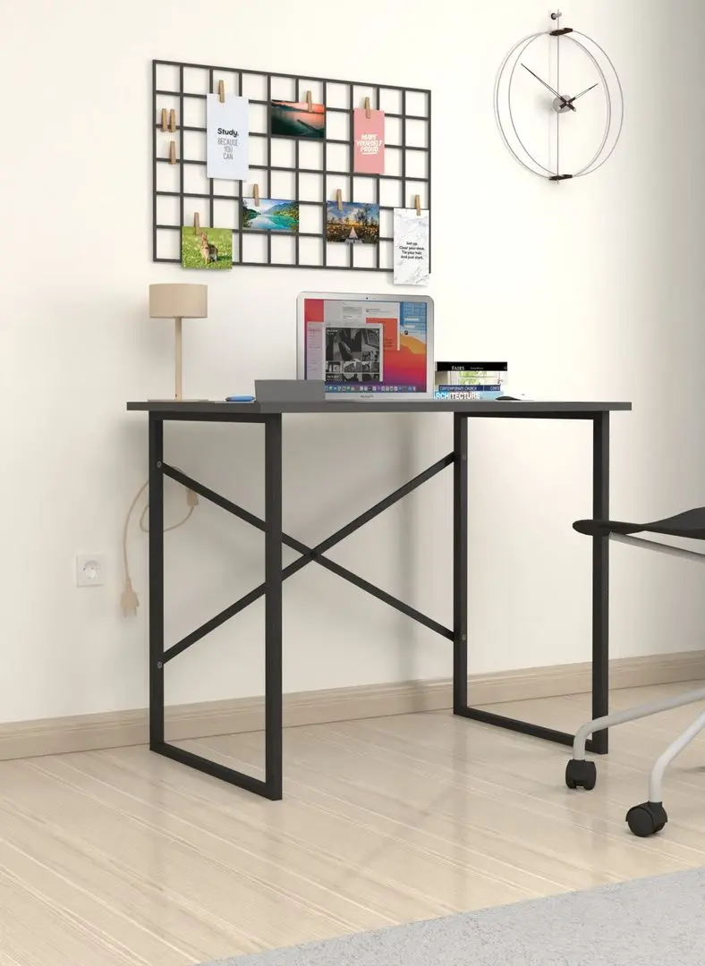 Masa de birou Bofigo 60 (Antrhracite/Black)