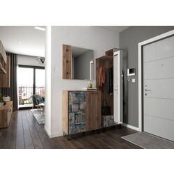 Cuier SV-mebel Kolibri 600 Delano Oak/Graphics (cu oglinda) Thumb