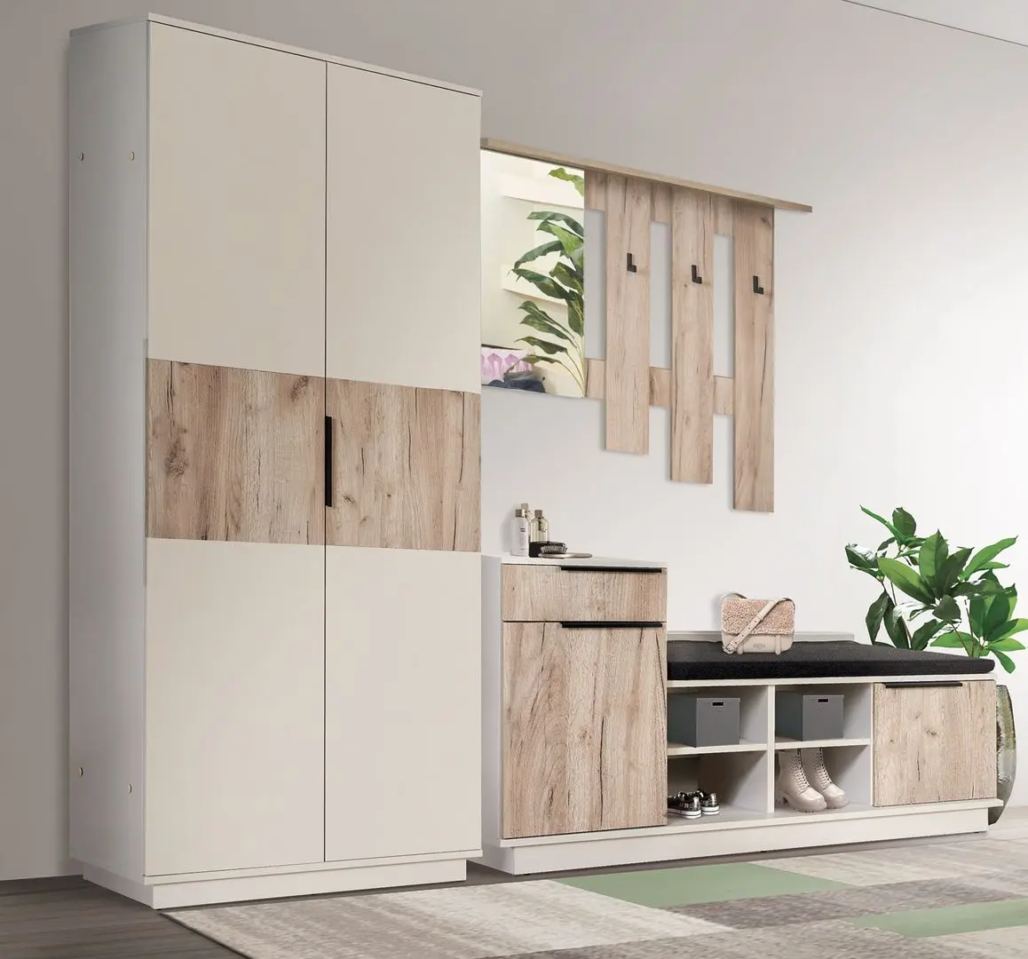 Antreu Modern Visit New 212cm (Cashmere/Craft Oak Gray)