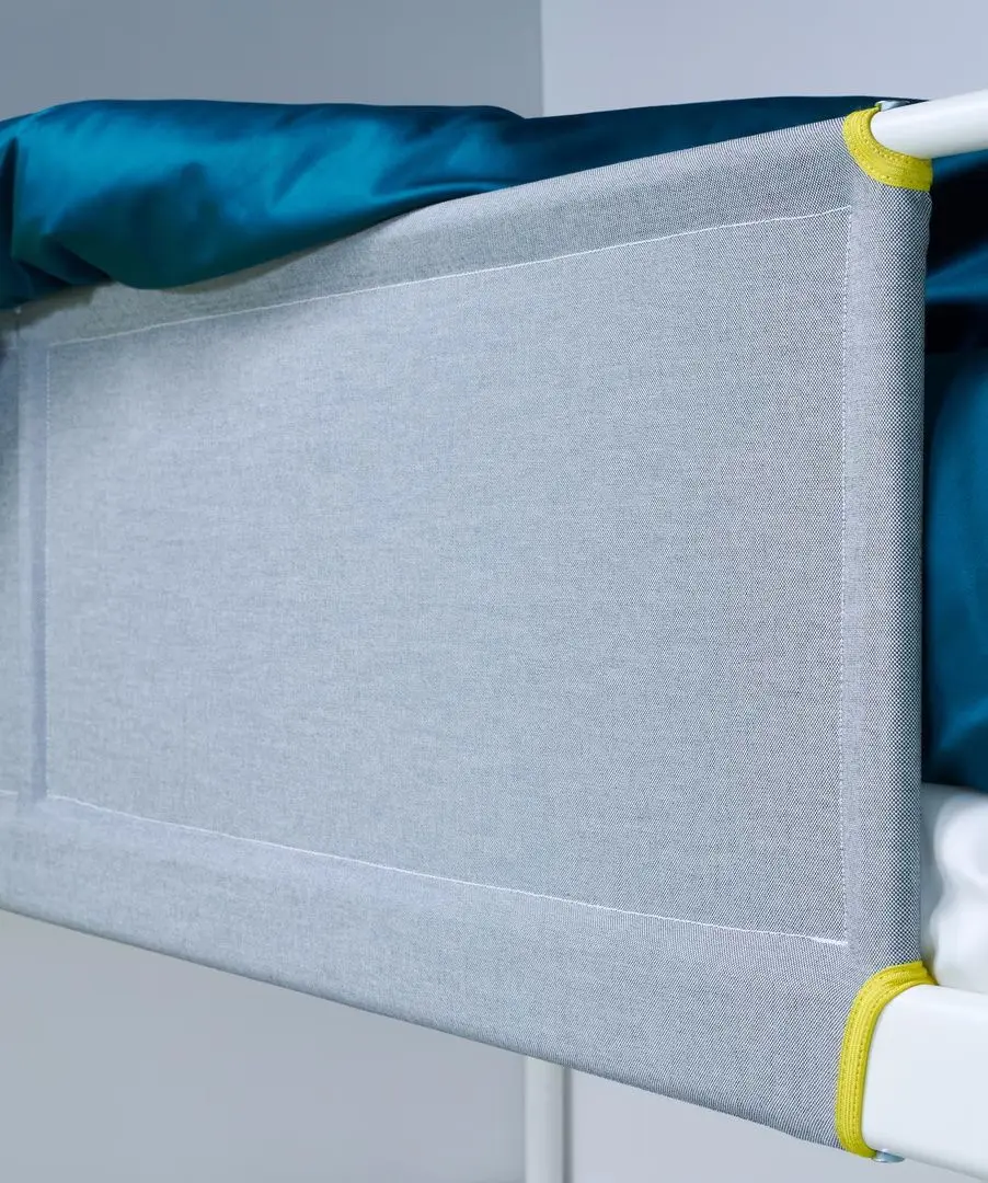 Pat suprapus Ikea Vitval 90x200 (Alb/Gri)