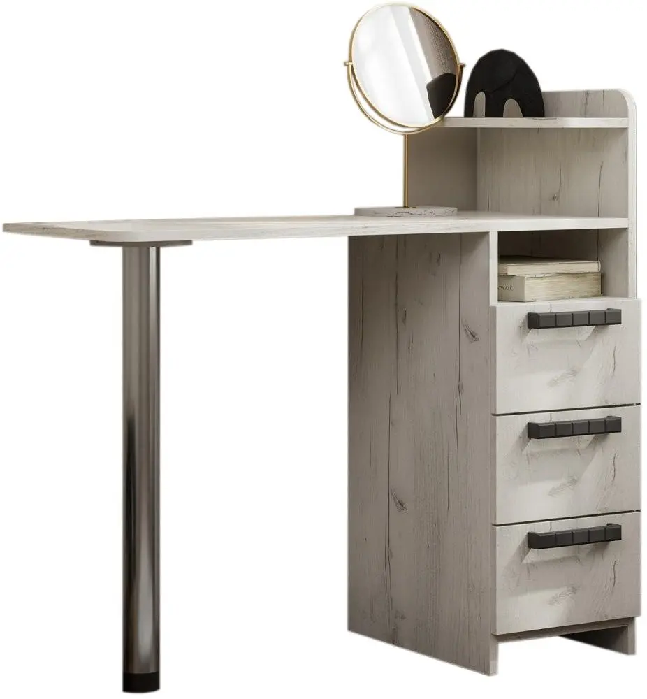 Туалетный столик Стендмебель №1 (Дуб Крафт Белый)