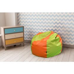 Fotoliu-sac pentru copii DP Bean Bag Mini (Orange/Green) Thumb