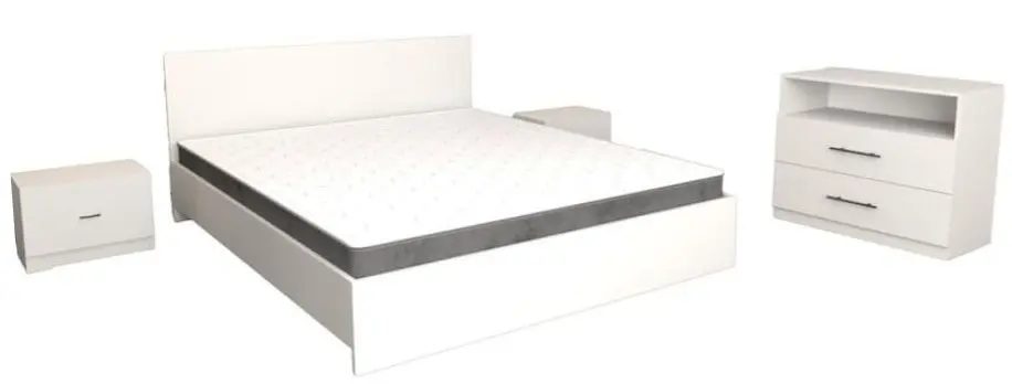 Спальня Ideal Mobila Alex 46555-200 (White) - 2