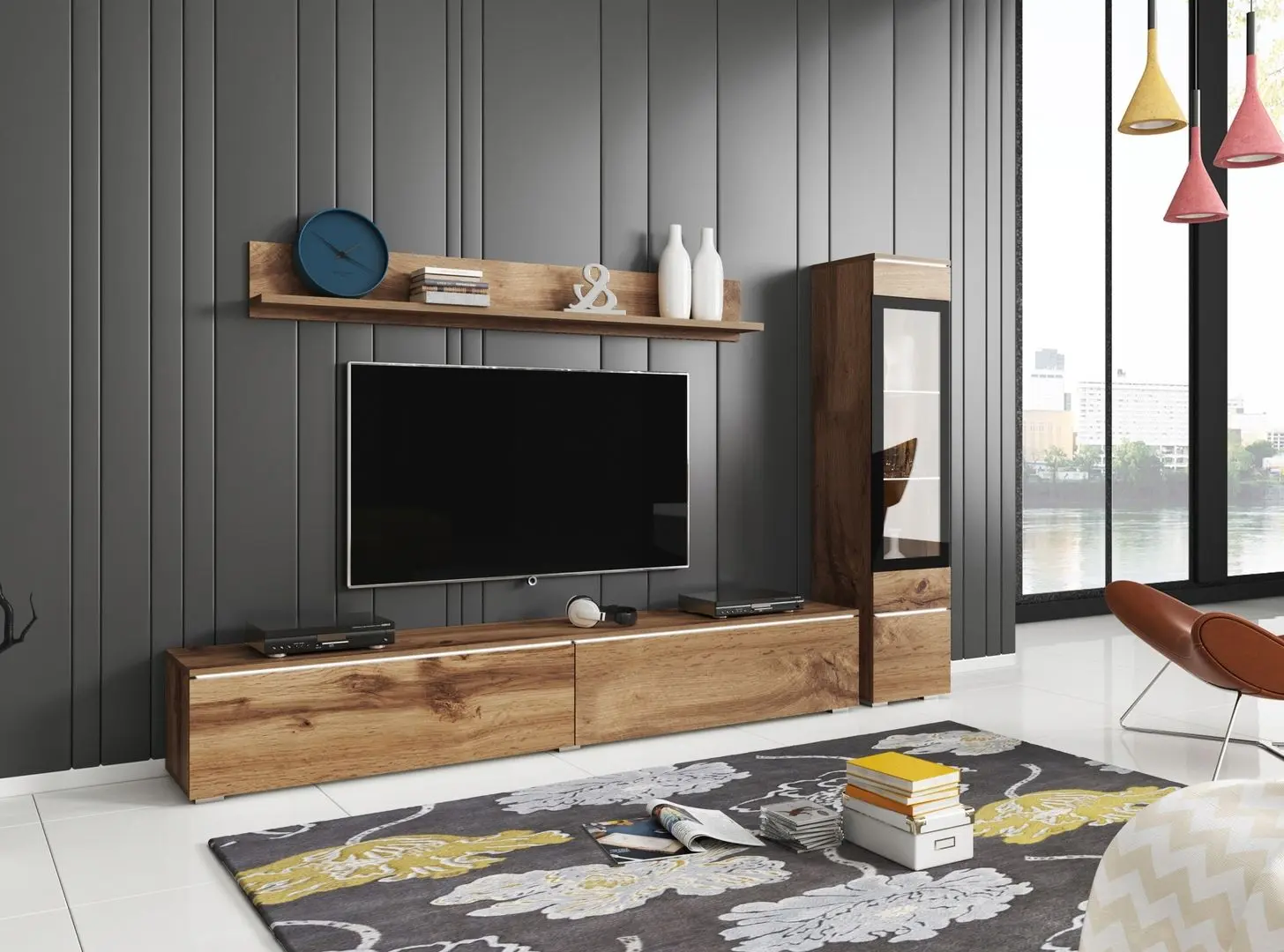 Гостиная Bratex Vera I (Wotan Oak)