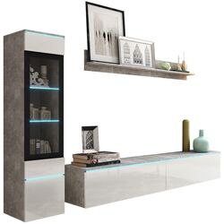 Living Bratex Vera I (Concrete/White Gloss) Thumb