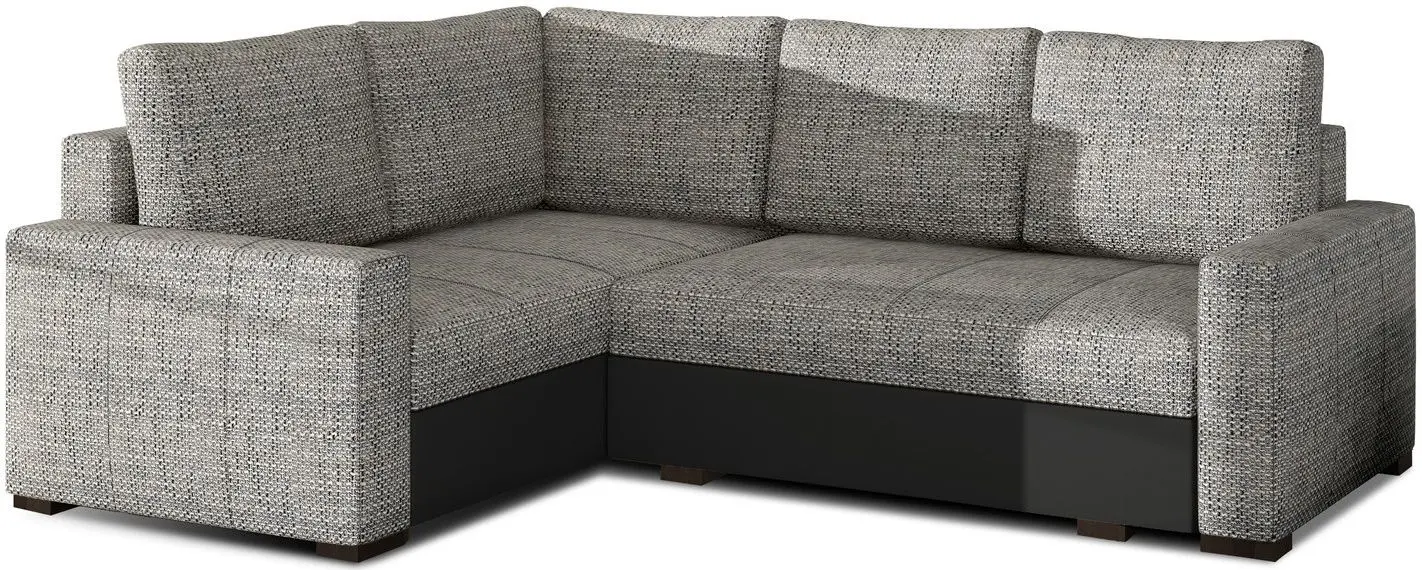 Canapea de colt Eltap Corona Berlin 01/Soft 11 Left (Gray/Black) - 2