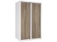 Dulap-cupe Modern Braun Top 2 160x210x45 2 PAL (White/Sonoma Oak Truffle)