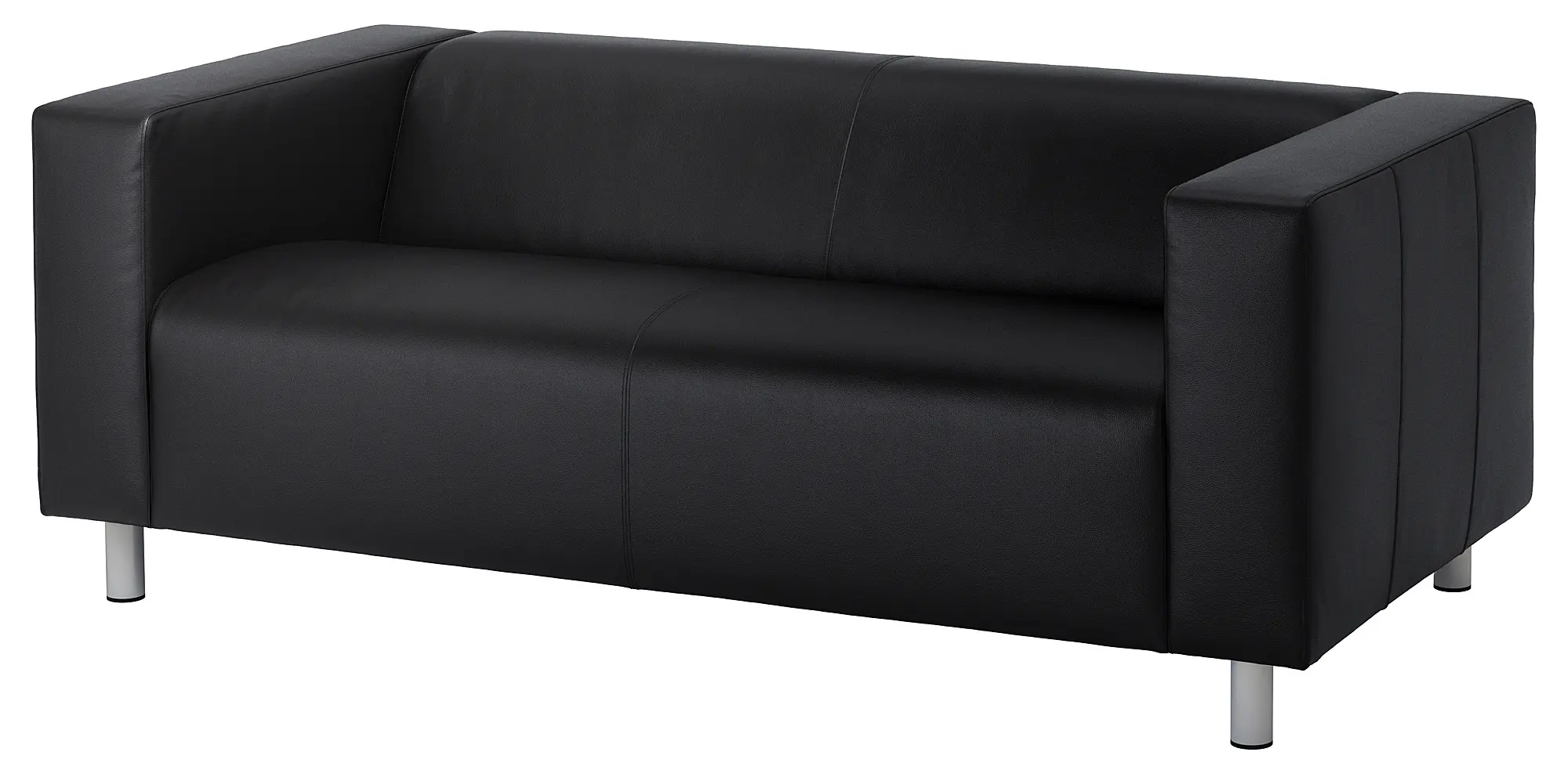 Canapea Ikea Klippan/Bomstad 2 locuri (Negru)