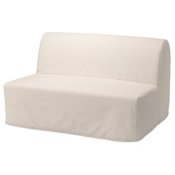 Canapea extensibila Ikea Lycksele Lovas/Ransta 2 locuri (Natur) Thumb