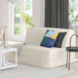 Canapea extensibila Ikea Lycksele Murbo/Ransta 2 locuri (Natur)