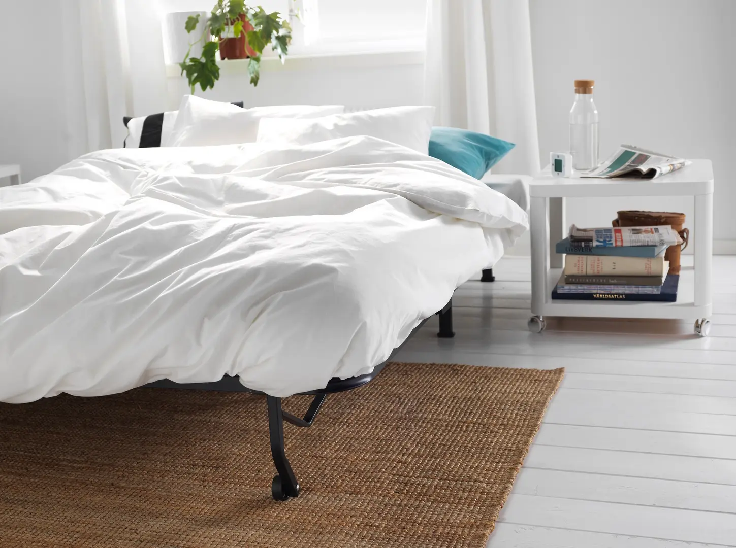 Диван раскладной Ikea Lycksele Lovas/Vansbro 2-местный (Темно-серый) - 6