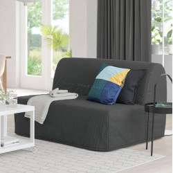 Canapea extensibila Ikea Lycksele Murbo/Vansbro 2 locuri (Gri inchis)