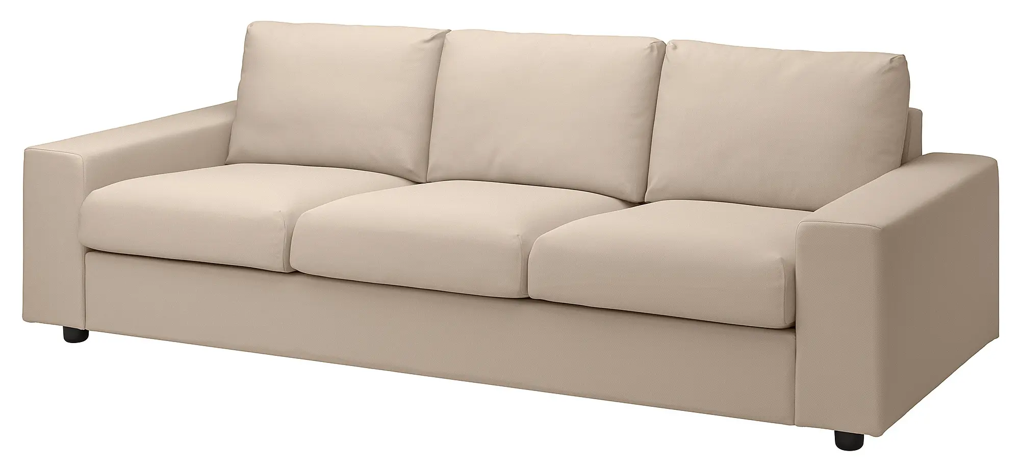 Canapea Ikea Vimle/Hallarp 3 locuri/brate late (Bej)