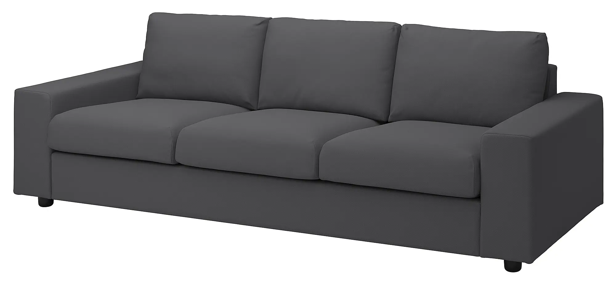Canapea Ikea Vimle/Hallarp 3 locuri/brate late (Gri)