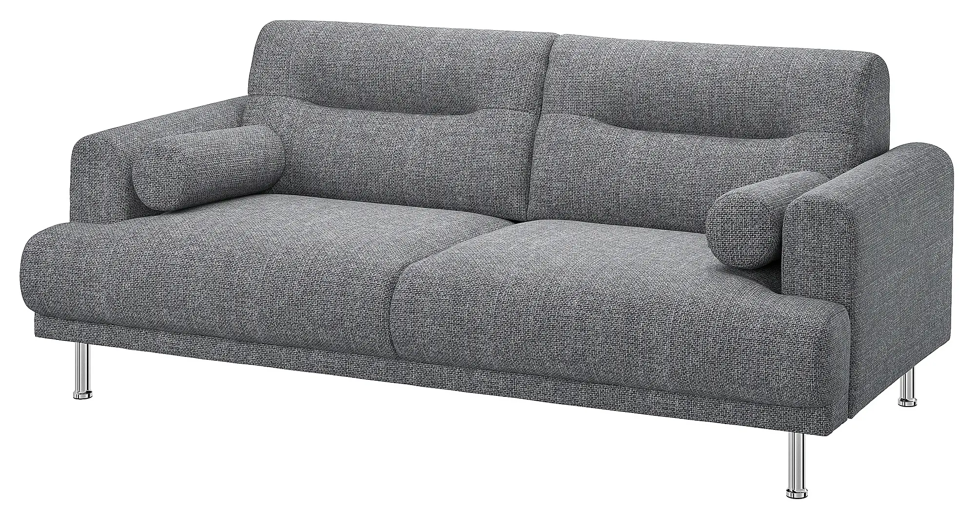 Canapea Ikea Langaryd/Lejde 2 locuri/metal (Gri-negru)