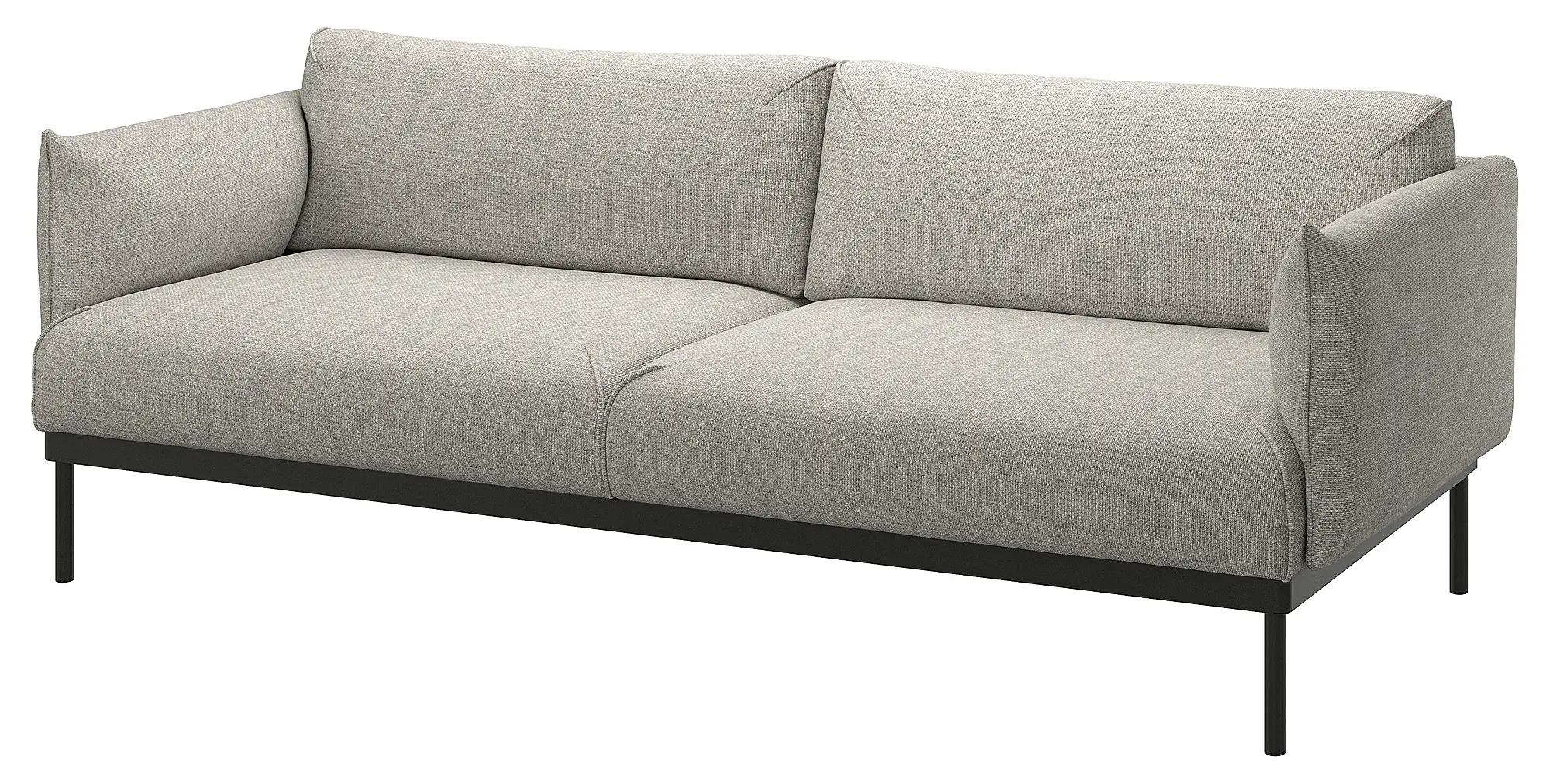 Canapea Ikea Applaryd/Lejde 3 locuri (Gri)