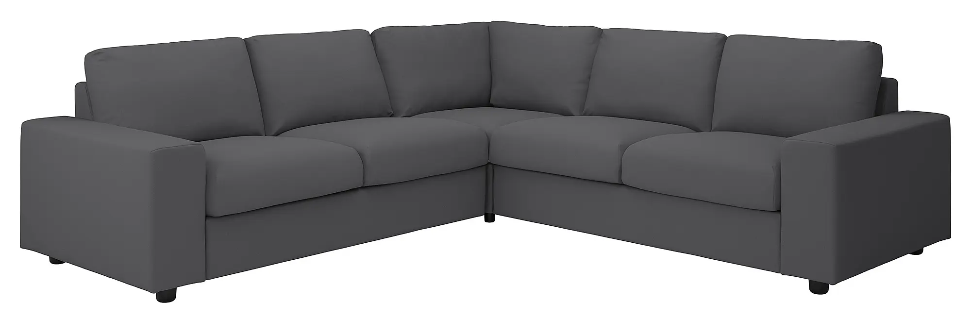Canapea de colt Ikea Vimle/Hallarp 4 locuri/brate late (Gri) - 2