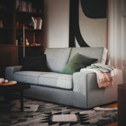 Canapea Ikea Kivik/Tibbleby 2 locuri (Bej-gri) Thumb