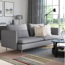 Canapea Ikea Soderhamn/Tonerud 3 locuri (Gri)