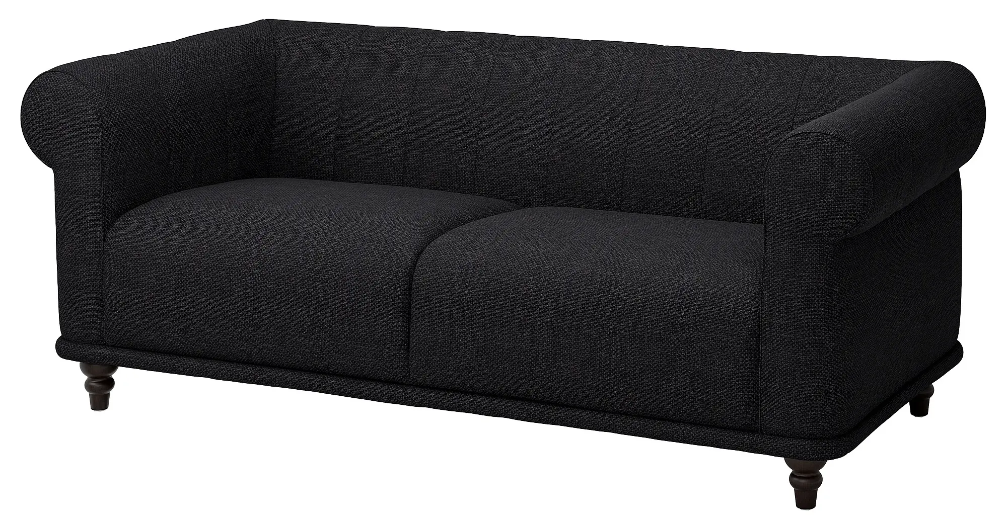 Canapea Ikea Viskafors/Lejde 2 locuri (Antracit/Maro)