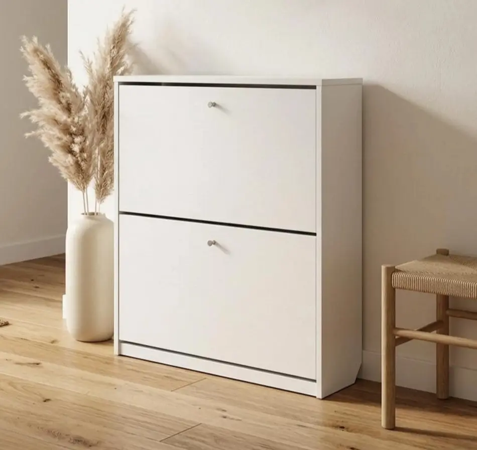 Tumba pentru incaltaminte Fabrik Home 2D 800 (Ash White)