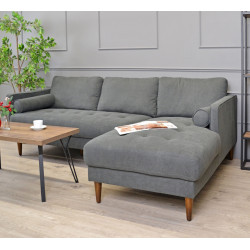 Canapea de colt DP City Right (Dark Grey) Thumb