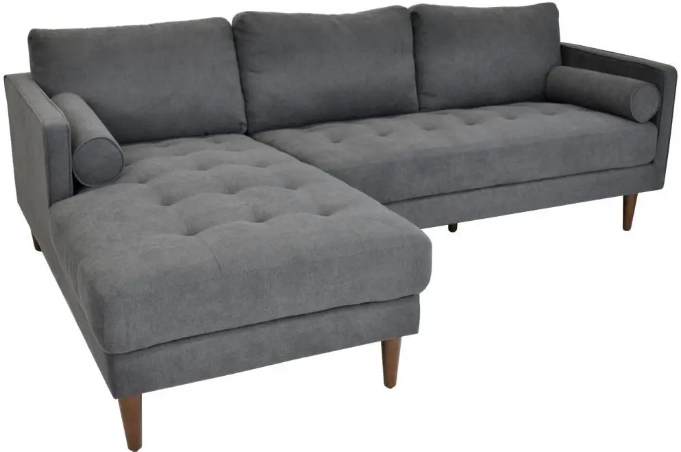 Canapea de colt DP City Left (Dark Grey)