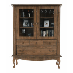 Витрина Tempo Kondela Vilar DA5 (Lefkas Oak) Thumb