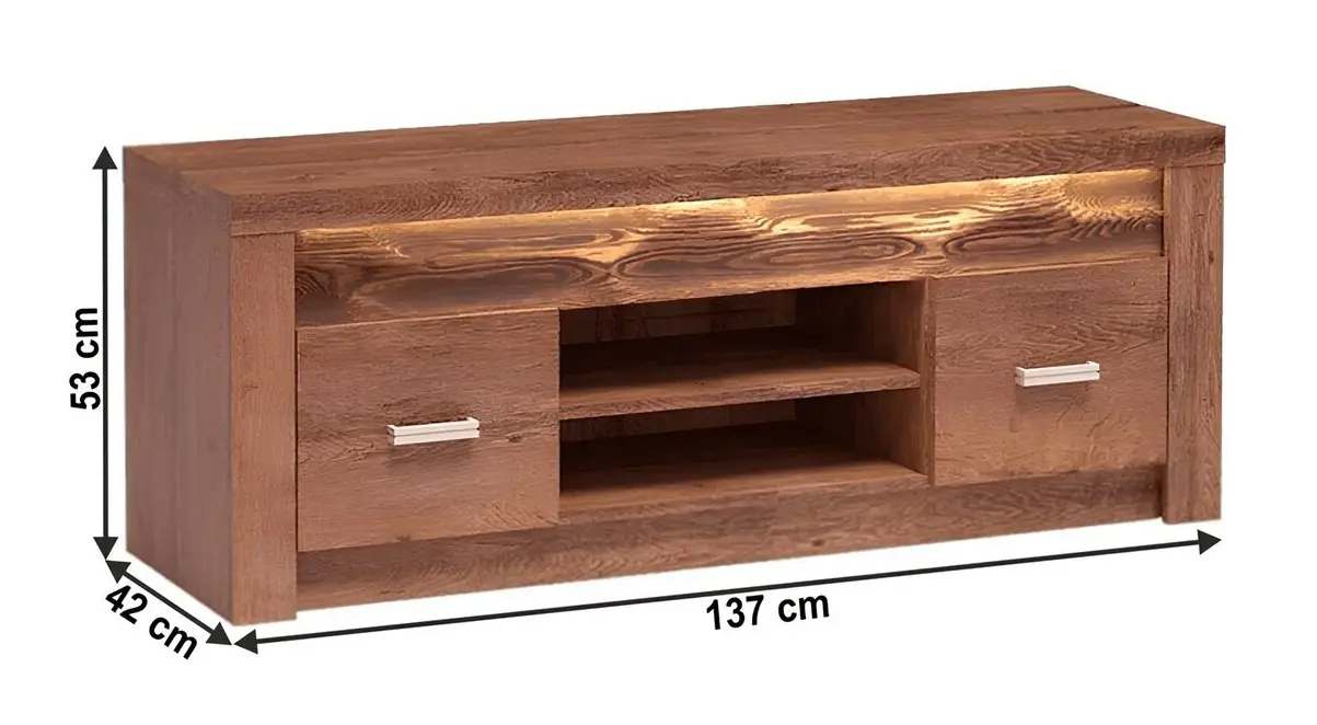 Tumba pentru TV Tempo Kondela Infinity I-09 (Ash Light) - 2