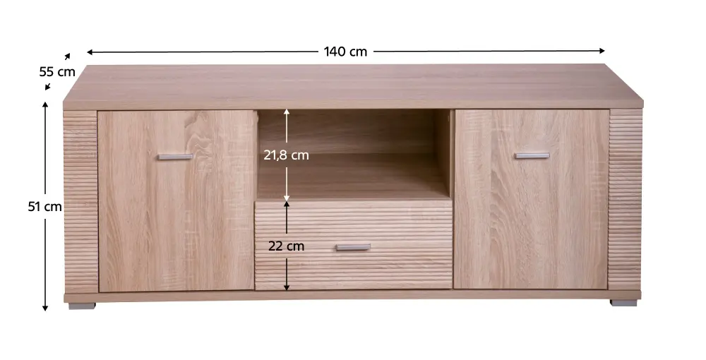 Tumba pentru TV Tempo Kondela Grand Typ 13 (Sonoma Oak) - 3