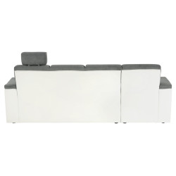 Диван угловой раскладной Mobhaus Santiago Left (White/Gray) Thumb