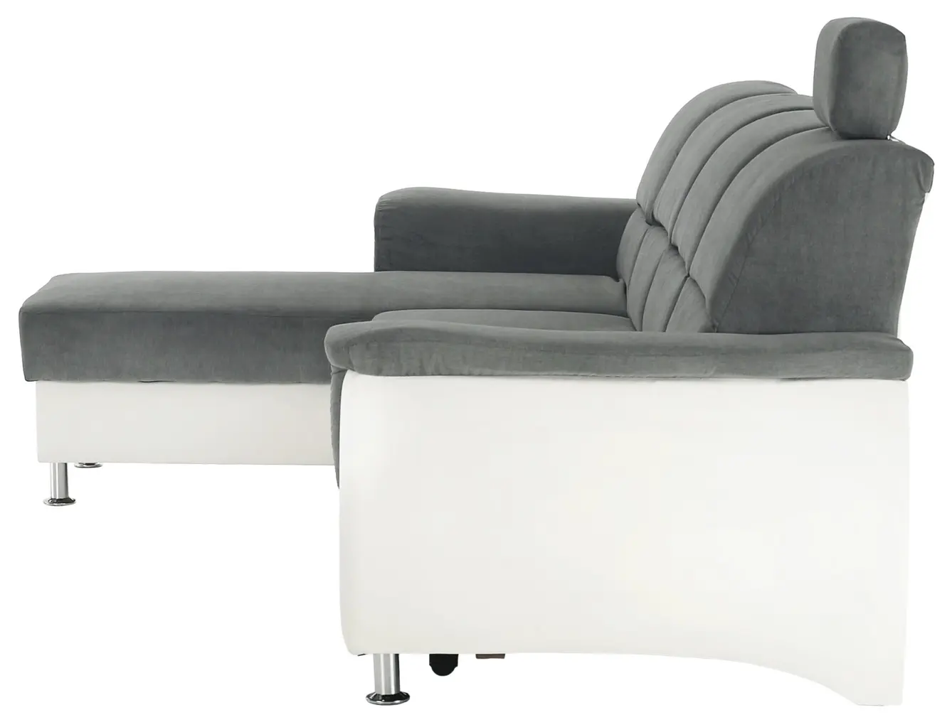 Диван угловой раскладной Mobhaus Santiago Left (White/Gray)