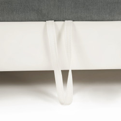 Диван угловой раскладной Mobhaus Santiago Left (White/Gray) Thumb