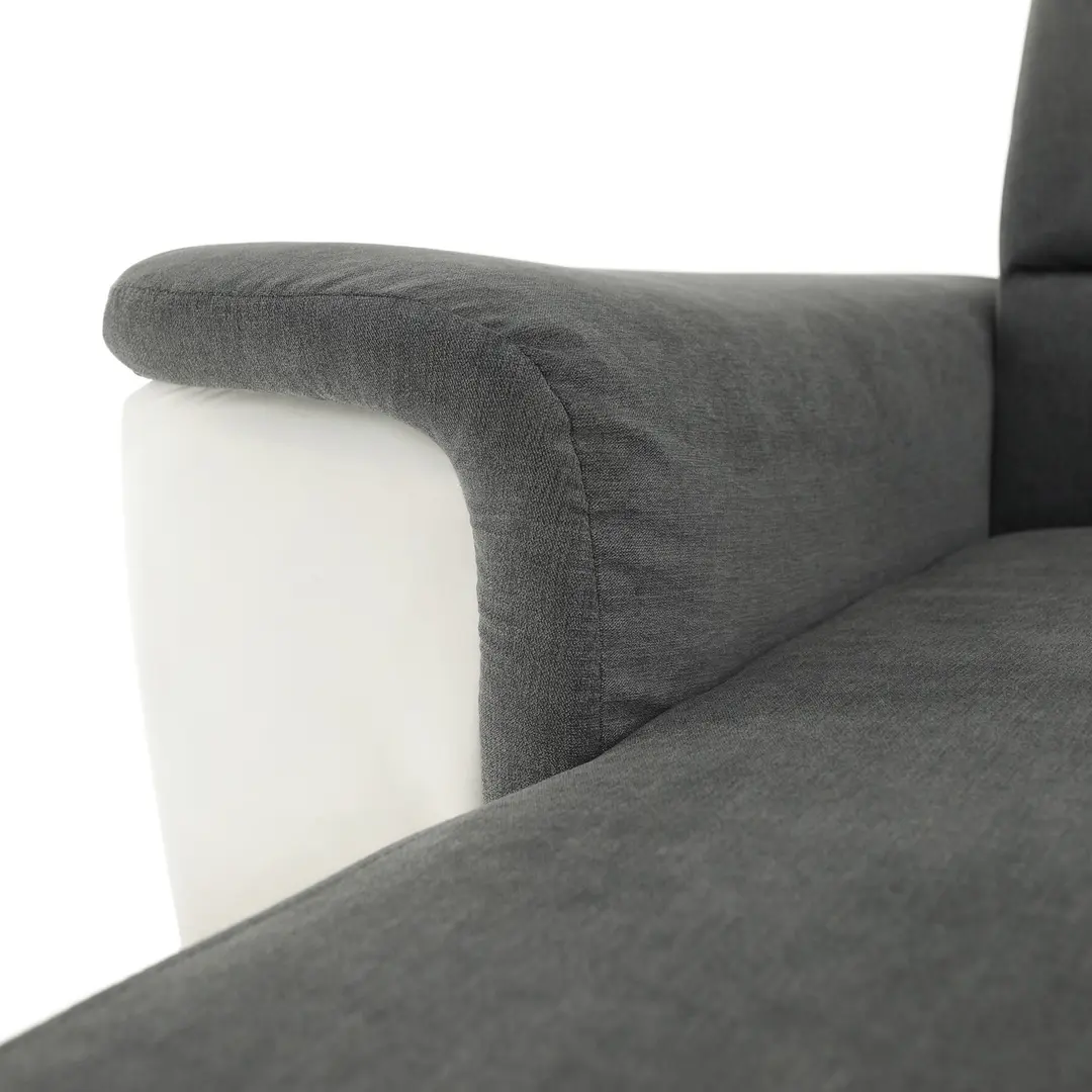 Диван угловой раскладной Mobhaus Santiago Left (White/Gray)