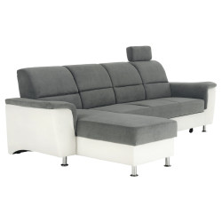 Диван угловой раскладной Mobhaus Santiago Left (White/Gray) Thumb