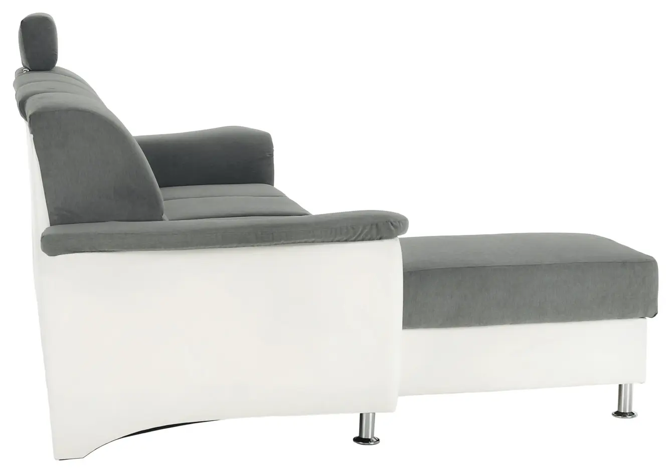 Диван угловой раскладной Mobhaus Santiago Left (White/Gray)