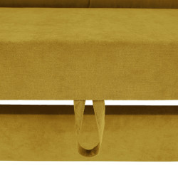Canapea de colt extensibila Mobhaus Evangelin Left (Mustard) Thumb