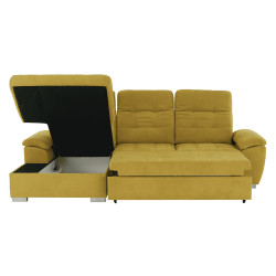 Canapea de colt extensibila Mobhaus Evangelin Left (Mustard) Thumb