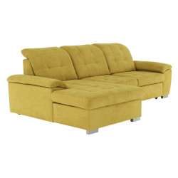 Canapea de colt extensibila Mobhaus Evangelin Left (Mustard) Thumb