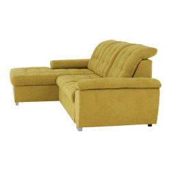 Canapea de colt extensibila Mobhaus Evangelin Left (Mustard) Thumb