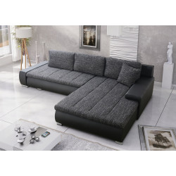 Canapea de colt extensibila Mobhaus Toniks (Black) Thumb