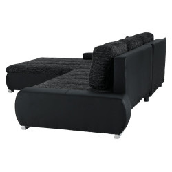 Canapea de colt extensibila Mobhaus Toniks (Black) Thumb