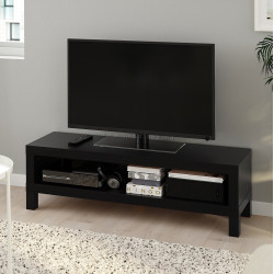 Tumba pentru TV Ikea Lack 120x35x36 (Negru-maro)
