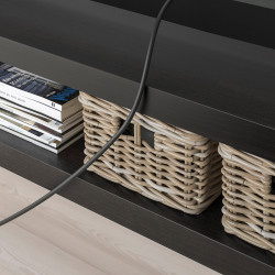 Тумба РТВ Ikea Lack 120x35x36 (Черно-коричневый) Thumb