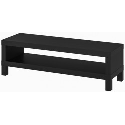 Тумба РТВ Ikea Lack 120x35x36 (Черно-коричневый) Thumb