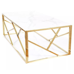 Masa pentru reviste Signal Escada A II (Marble White/Gold) Thumb