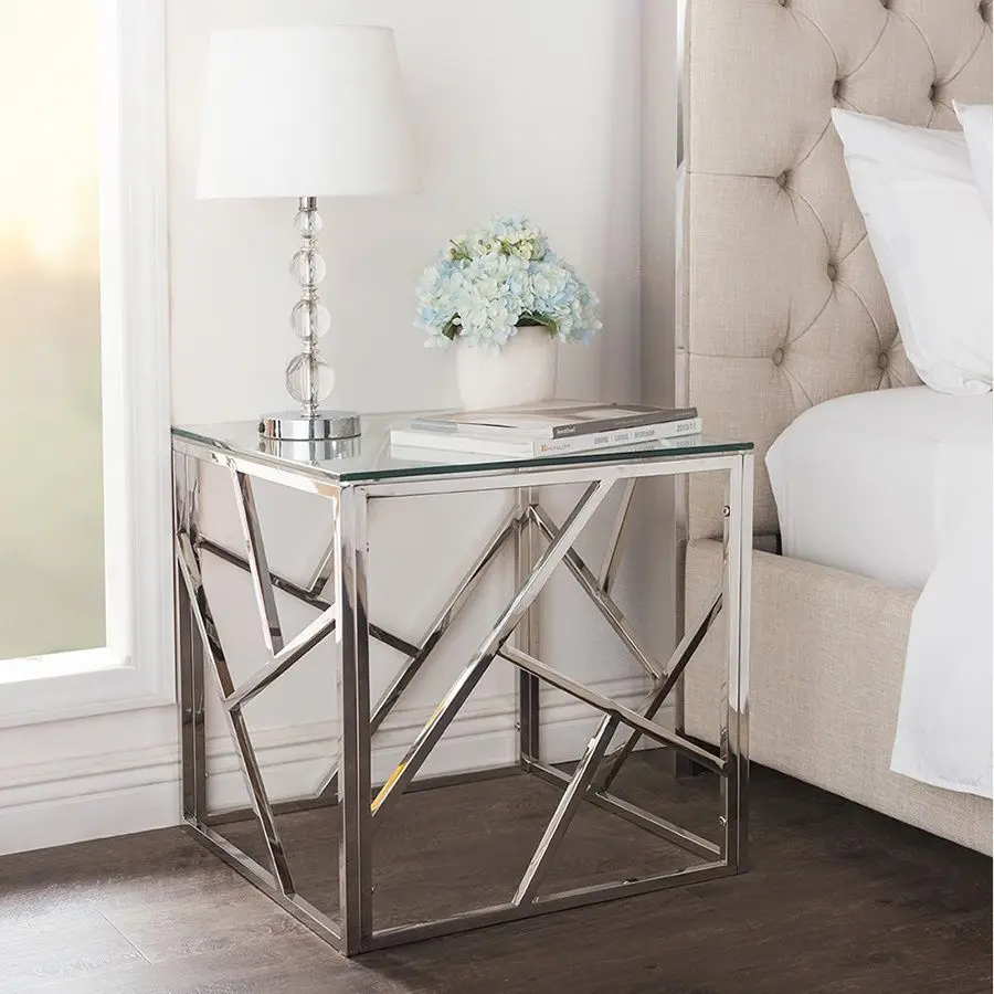 Masa pentru reviste Signal Escada B (Transparent/Silver)