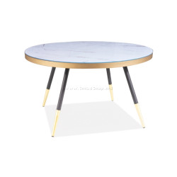 Masa pentru reviste Signal Vega B (Marble White/Black)