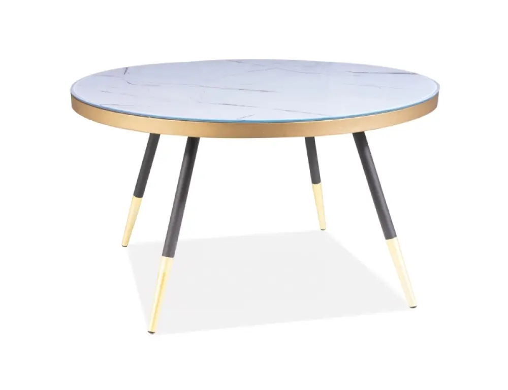 Masa pentru reviste Signal Vega B (Marble White/Black)